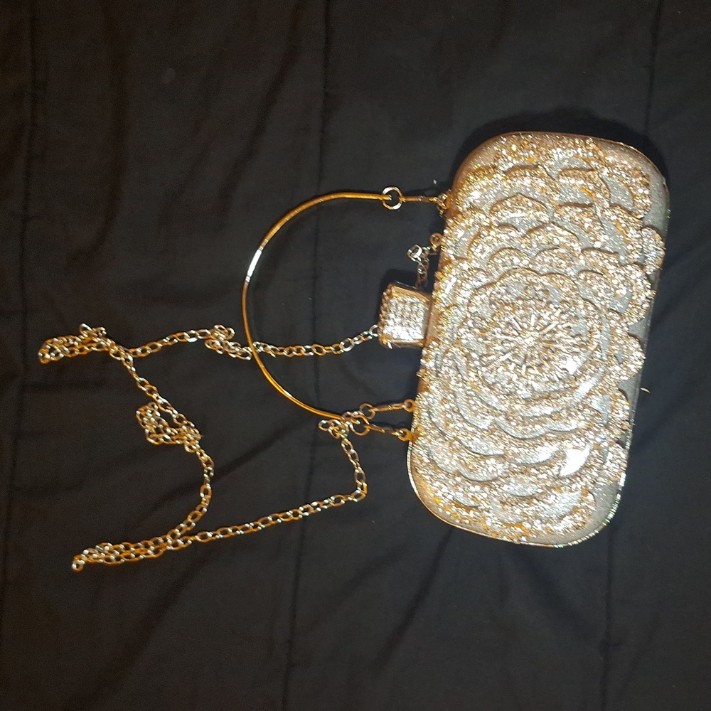 Silver Cluth Purse